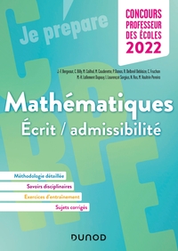 Concours Professeur des écoles - Mathématiques - Ecrit / admissibilité - CRPE 2022