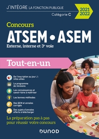 Concours ATSEM ASEM  - 2021-2022 - Externe, interne et 3e voie - Tout-en-un