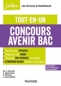 Concours Avenir Bac  - Tout-en-un - 4e éd.