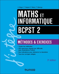 Maths et informatique, Méthodes et exercices BCPST 2 - 6e éd.
