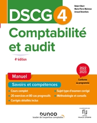 DSCG 4 COMPTABILITE ET AUDIT - MANUEL 2022/2023