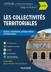 FONCTION PUBLIQUE TERRITORIALE - LES COLLECTIVITES TERRITORIALES - 2023 - CATEGORIES A, B ET C