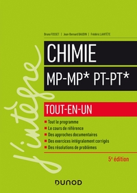 Chimie tout-en-un MP/MP*-PT/PT* - 5e éd