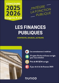 Les finances publiques 2025-2026