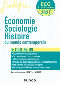 ECG 1 ET 2 - Economie, Sociologie, Histoire du monde contemporain - Tout-en-un