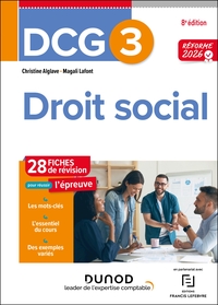 DCG 3 - Droit social - Fiches - Réforme 2026-2027