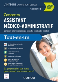Concours Assistant médico-administratif 2020-2021 - Tout-en-un cours externe et interne