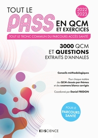 Tout le PASS en QCM et exercices 2022-2023