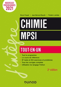 CHIMIE TOUT-EN-UN MPSI - 2E ED.