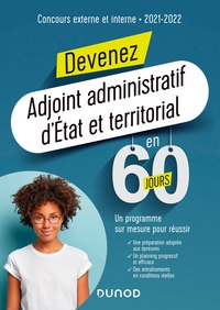 Devenez Adjoint administratif d'État et territorial en 60 jours - Concours 2021-2022