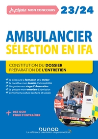 CONCOURS AMBULANCIER 2023/2024 - SELECTION EN IFA