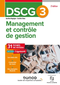 DSCG 3 MANAGEMENT ET CONTROLE DE GESTION - FICHES 2023-2024