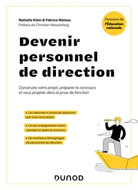 Devenir personnel de direction - Concours de l'Education nationale