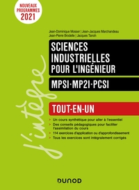 Sciences industrielles pour l'ingénieur MPSI-MP2I -PCSI