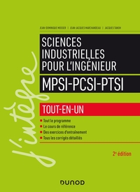 Sciences industrielles pour l'ingénieur MPSI-PCSI-PTSI - 2e éd.