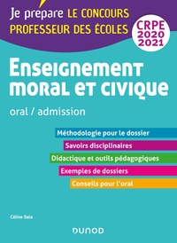 ENSEIGNEMENT MORAL ET CIVIQUE - ORAL, ADMISSION - CRPE 2020-2021
