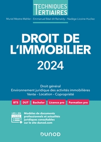 DROIT DE L'IMMOBILIER 2024