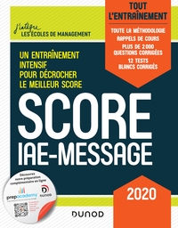 Score IAE-Message - 2020