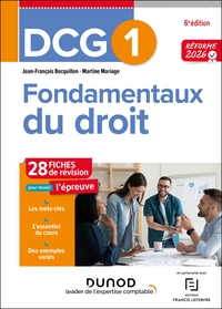 DCG 1 - Fondamentaux du droit - Fiches - Réforme 2026-2027
