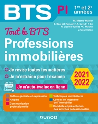 Tout le BTS Professions immobilières - 2021-2022 - 1re et 2e années