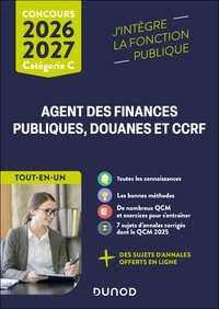 Concours commun Agent des finances publiques, douanes et CCRF - 2026-2027