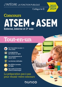 FONCTION PUBLIQUE TERRITORIALE - T01 - CONCOURS ATSEM ASEM  - 2023-2024 - EXTERNE, INTERNE ET 3E VOI