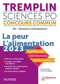 TREMPLIN CONCOURS IEP QUESTIONS CONTEMPORAINES 2023 - LA PEUR. L'ALIMENTATION
