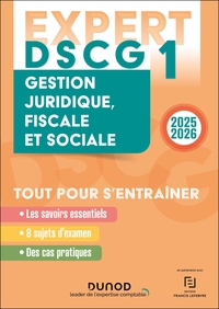 DSCG 1 - EXPERT - Gestion juridique, fiscale et sociale 2025