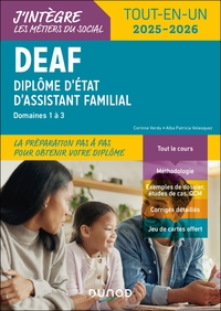 DEAF - TOUT-EN-UN 2025-2026 - DIPLOME D'ETAT D'ASSISTANT FAMILIAL