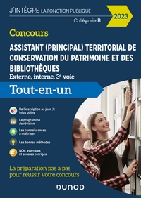 CONCOURS ASSISTANT (PRINCIPAL) TERRITORIAL DE CONSERVATION DU PATRIMOINE ET DES BIBLIOTHEQUES - 2023