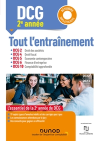 Année 2 : DCG 2-4-5-6-10 - Tout l'entraînement 2022/2023