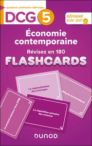 DCG 5 - Économie contemporaine - révisez en 180 flashcards ! - 2e éd