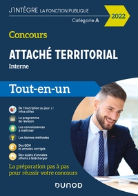 Concours Attaché territorial Interne et 3e voie 2022 - Tout-en-un