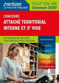 Concours Attaché territorial Interne et 3e voie- Tout-en-un - 2020