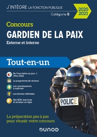 Concours Gardien de la paix - 2020-2021 - Externe et interne - Tout-en-Un