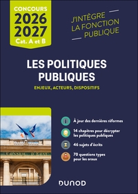 LES POLITIQUES PUBLIQUES 2026-2027 - CATEGORIES A ET B