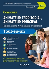 Concours Animateur territorial, animateur principal - 2021