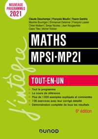 Maths MPSI-MP2I - 6e éd.