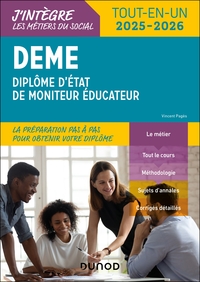 DEME - DIPLOME D'ETAT DE MONITEUR EDUCATEUR - 2025-2026 - TOUT-EN-UN