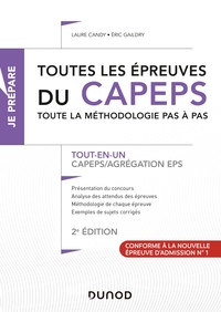 TOUTES LES EPREUVES DU CAPEPS ET DE L'AGREGATION D'EPS - 2E ED. TOUT-EN-UN