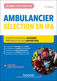 CONCOURS AMBULANCIER - SELECTION EN IFA