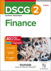 DSCG 2 - FINANCE - FICHES DE REVISION - 3E ED.