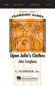 JOHN CORIGLIANO: UPON JULIA'S CLOTHES