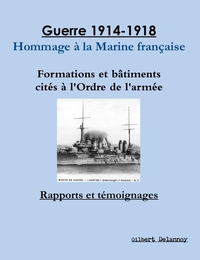 GUERRE 1914-1918 - HOMMAGE A LA MARINE FRANCAISE