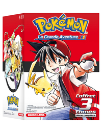 Coffret Pokémon La Grande Aventure (tomes 1-2-3 + Guide Pokémon)