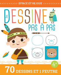 EFFACE ET REJOUE - JE DESSINE PAS A PAS