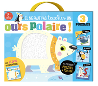 IL NE FAUT PAS TOUCHER... - UN OURS POLAIRE - COFFRET 3 PUZZLES