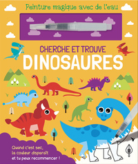 CHERCHE ET TROUVE DINOSAURES - PEINTURE MAGIQUE AVEC DE L'EAU