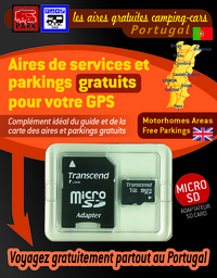 SDCARD GPS GARMIN AIRES GRATUITES ET PARKINGS GRATUITS PORTUGAL