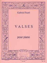 FAURE GABRIEL VALSES 4 VALSES CAPRICES PIANO BOOK BOOK PIANO